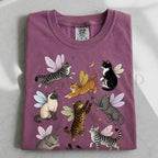 Fairy Cat T-Shirt - Berry / S - T-Shirt