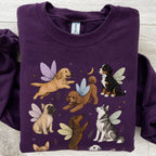 Fairy Dogs Sweatshirt - Purple / S - Sweatshirt