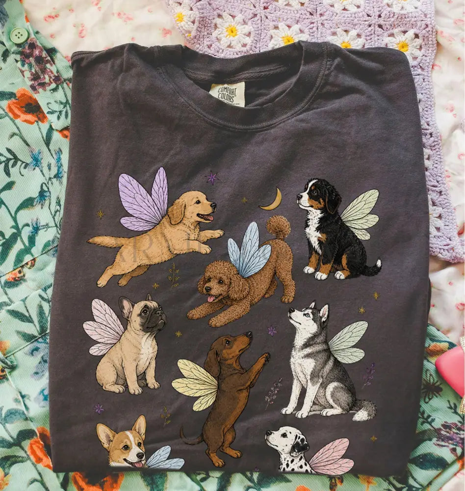 Fairy Dogs T-Shirt - Pepper / S - T-Shirt