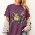 Fairy Frog T-Shirt - Berry / S - T-Shirt
