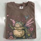 Fairy Frog T-Shirt - Espresso / S - T-Shirt
