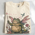 Fairy Frog T-Shirt - Ivory / S - T-Shirt