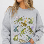 Fairy Frogs Sweatshirt - Sport Grey / S - Sweatshirt