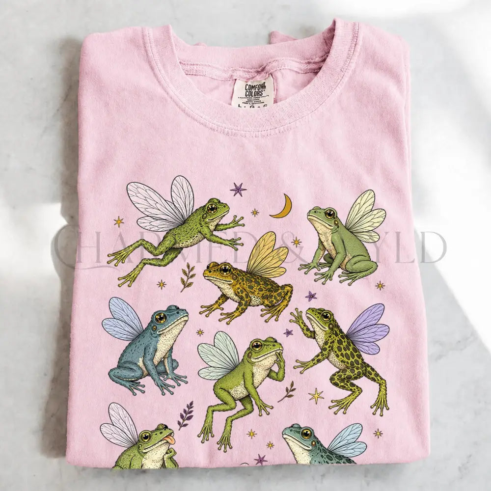 Fairy Frogs T-Shirt - Blossom / S - T-Shirt