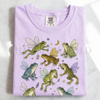 Fairy Frogs T-Shirt - Orchid / S - T-Shirt
