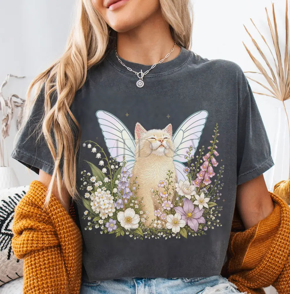 Fairy Kitten T-Shirt - Pepper / S - T-Shirt