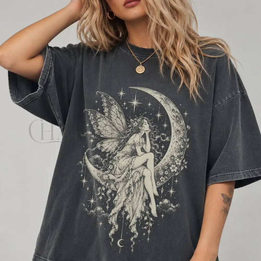 Fairy Moon Comfort Colors T-Shirt - T-Shirt
