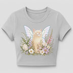Fairy Kitten Cropped T-Shirt