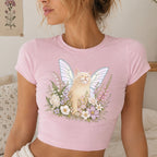 Fairy Kitten Cropped T-Shirt