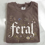 Feral Wildflower Graphic T-Shirt - Espresso / S - T-Shirt