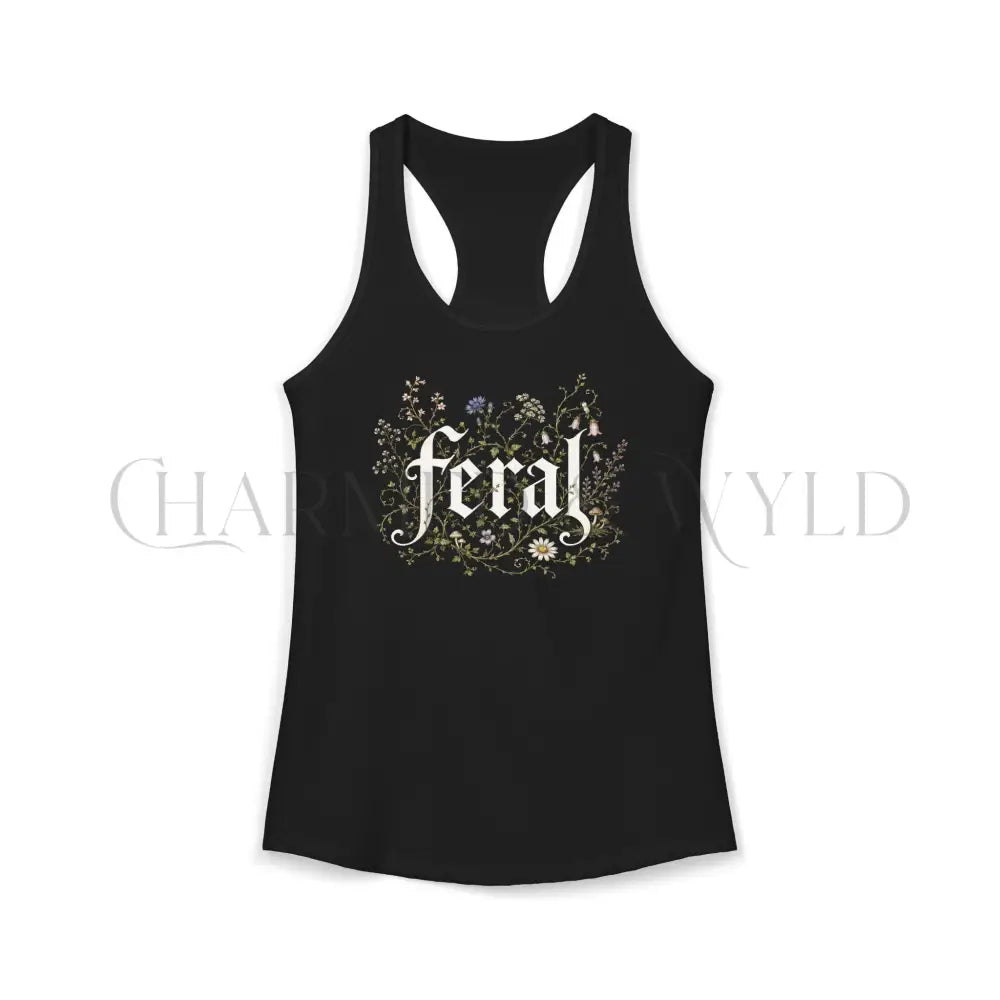 Feral Wildflower Racerback Tank Top - Tank Top