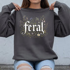 Feral Wildflower Sweatshirt - Dark Heather / S - Sweatshirt