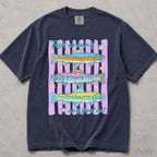 Fish Around and Find Out Comfort Colors T-Shirt - Navy / S - T-Shirt