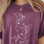 Flight of Dragons T-Shirt - Berry / S - T-Shirt