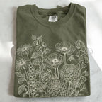 Floral Field Notes T-Shirt - T-Shirt