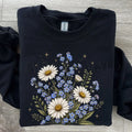 Forget Me Not Daisy Sweatshirt - Charmed and Wyld