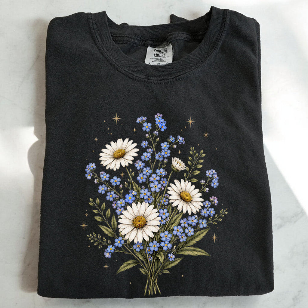 Forget Me Not Dasiy Floral T-Shirt