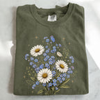 Forget Me Not Dasiy Floral T-Shirt