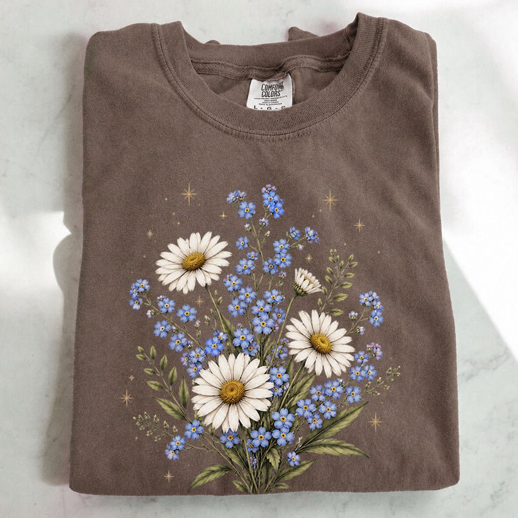 Forget Me Not Dasiy Floral T-Shirt