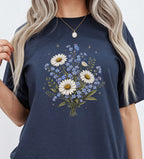 Forget Me Not Dasiy Floral T-Shirt