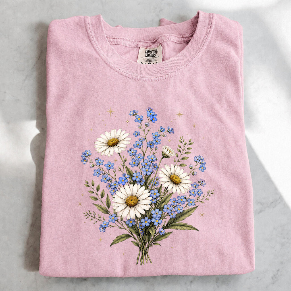Forget Me Not Dasiy Floral T-Shirt