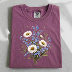 Forget Me Not Dasiy Floral T-Shirt