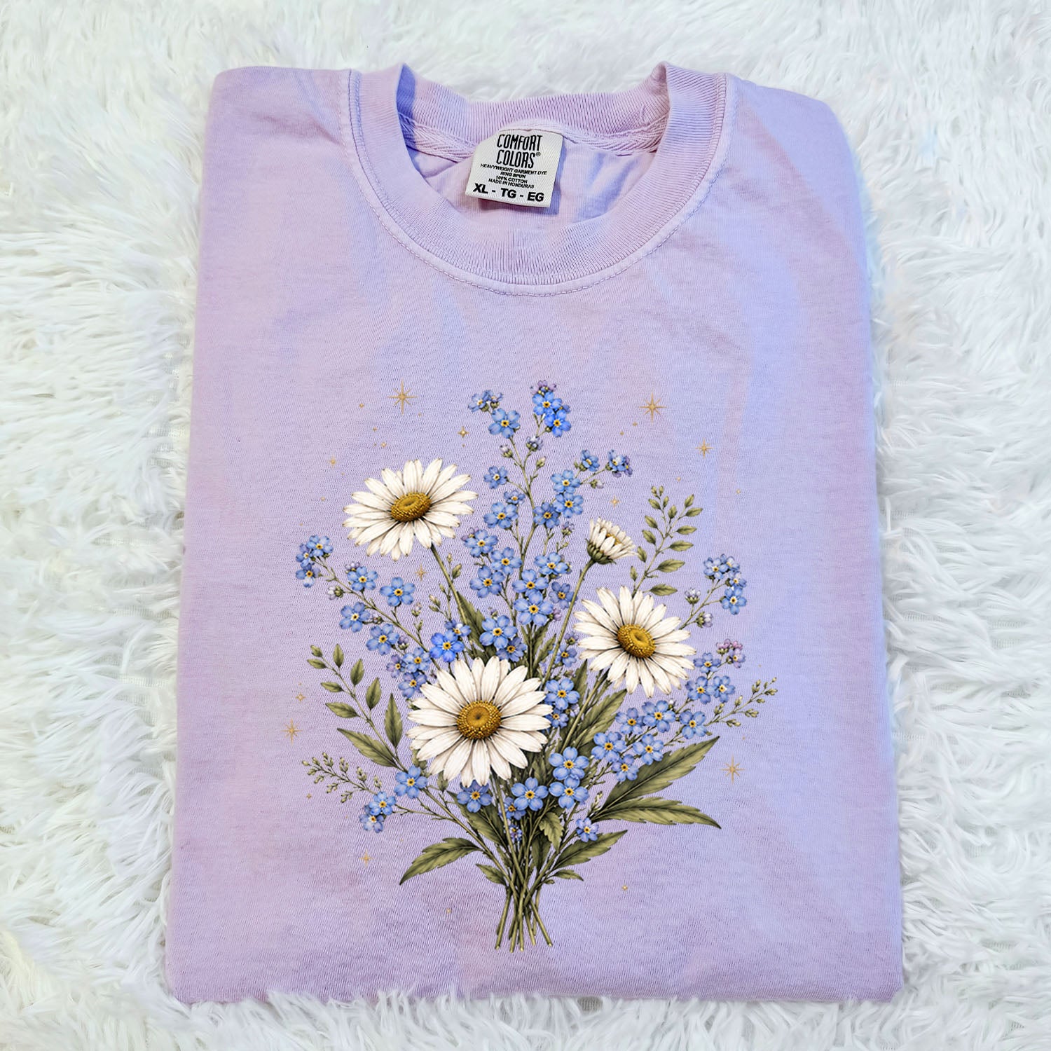 Forget Me Not Dasiy Floral T-Shirt