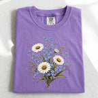 Forget Me Not Dasiy Floral T-Shirt