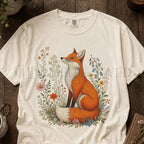 Fox in the Meadow T-Shirt - Charmed and Wyld
