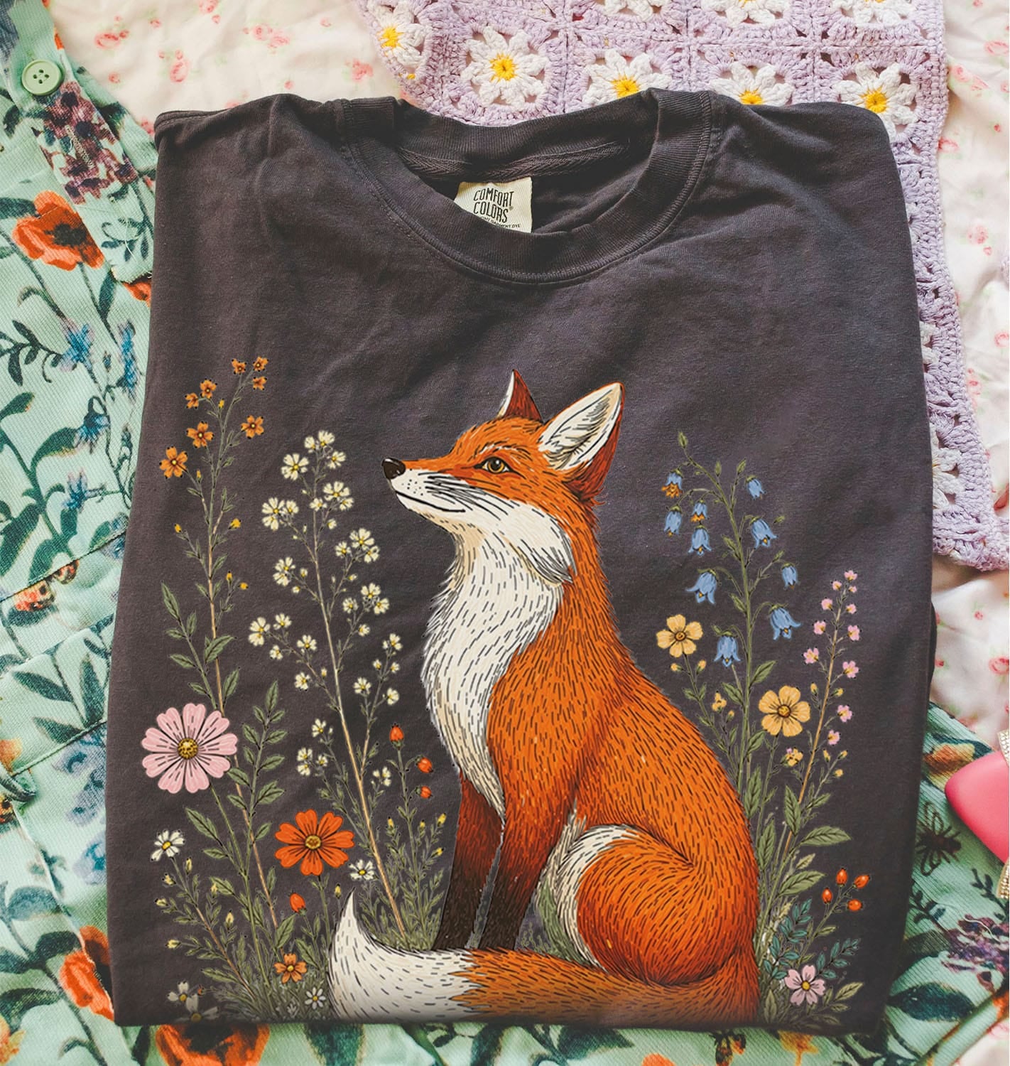 Fox in the Meadow T-Shirt