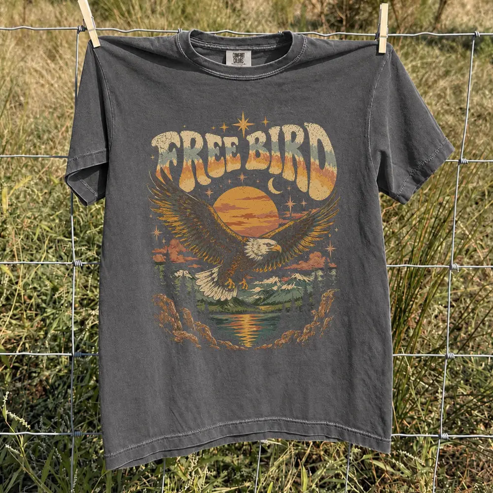 Free Bird Comfort Colors T-Shirt - T-Shirt