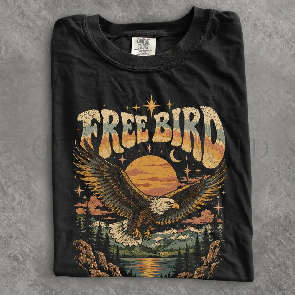 Free Bird Comfort Colors T-Shirt - T-Shirt
