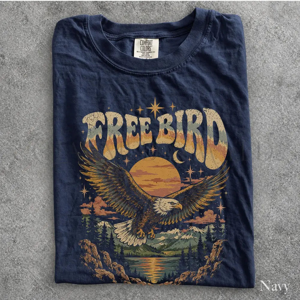 Free Bird Comfort Colors T-Shirt - T-Shirt