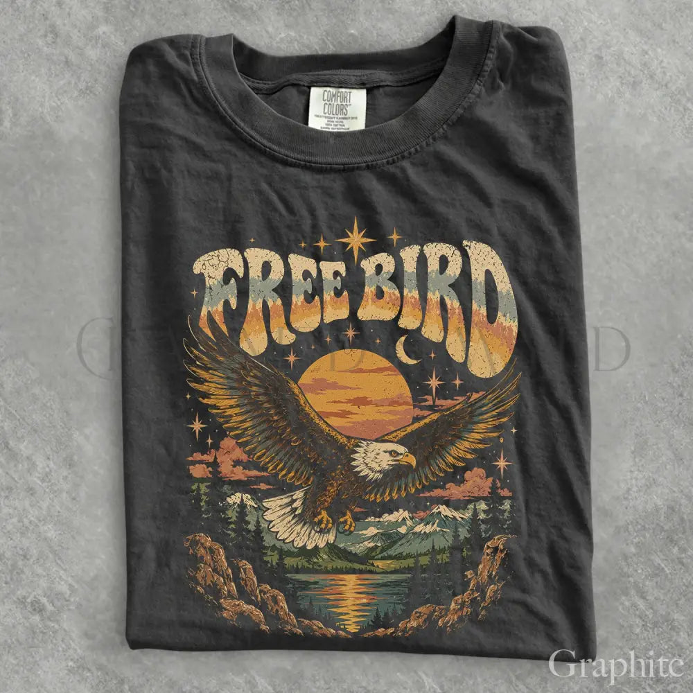 Free Bird Comfort Colors T-Shirt - T-Shirt
