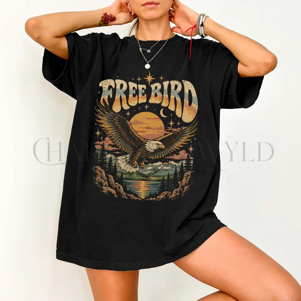 Free Bird Comfort Colors T-Shirt - T-Shirt