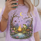 Frog by the Campfire T-Shirt - T-Shirt