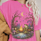 Frog by the Campfire T-Shirt - T-Shirt