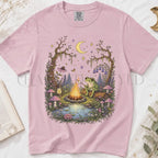 Frog by the Campfire T-Shirt - Blossom / S - T-Shirt
