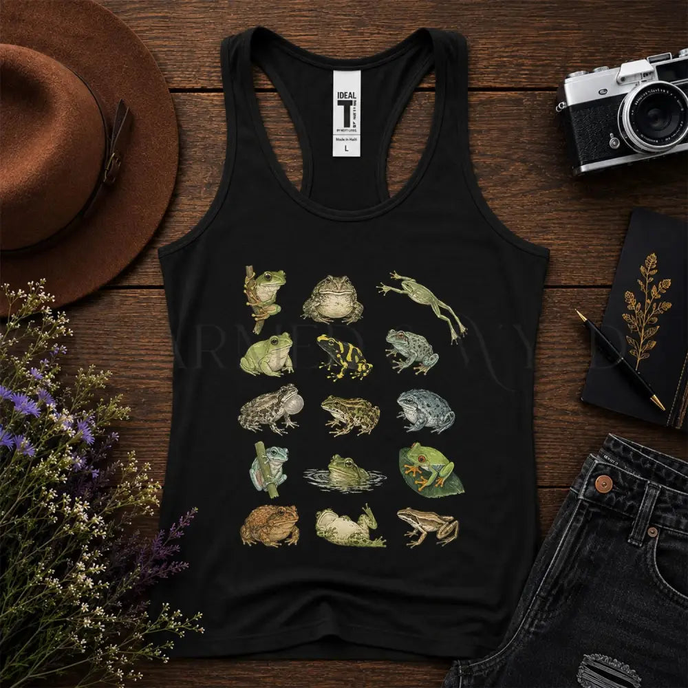 Frog Species Racerback Tank Top - Charmed and Wyld
