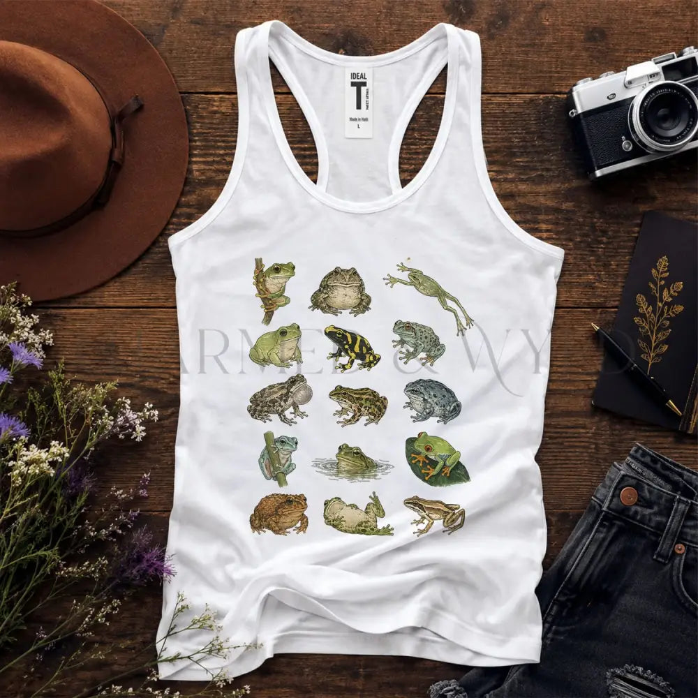 Frog Species Racerback Tank Top - Charmed and Wyld