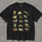 Frog Species T-Shirt - Black / S - T-Shirt