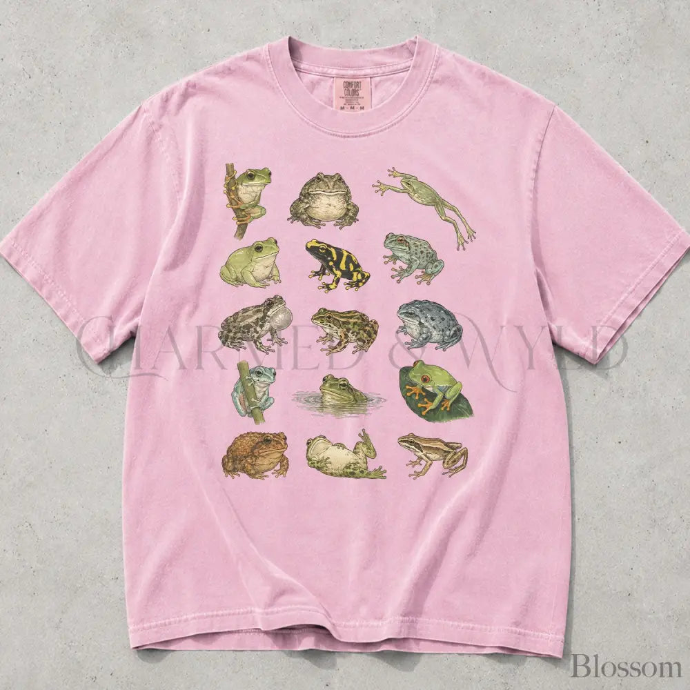 Frog Species T-Shirt - Blossom / S - T-Shirt