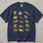 Frog Species T-Shirt - Navy / S - T-Shirt