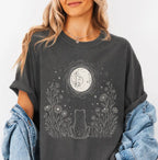 Frog Stargazing Moon T-Shirt - T-Shirt