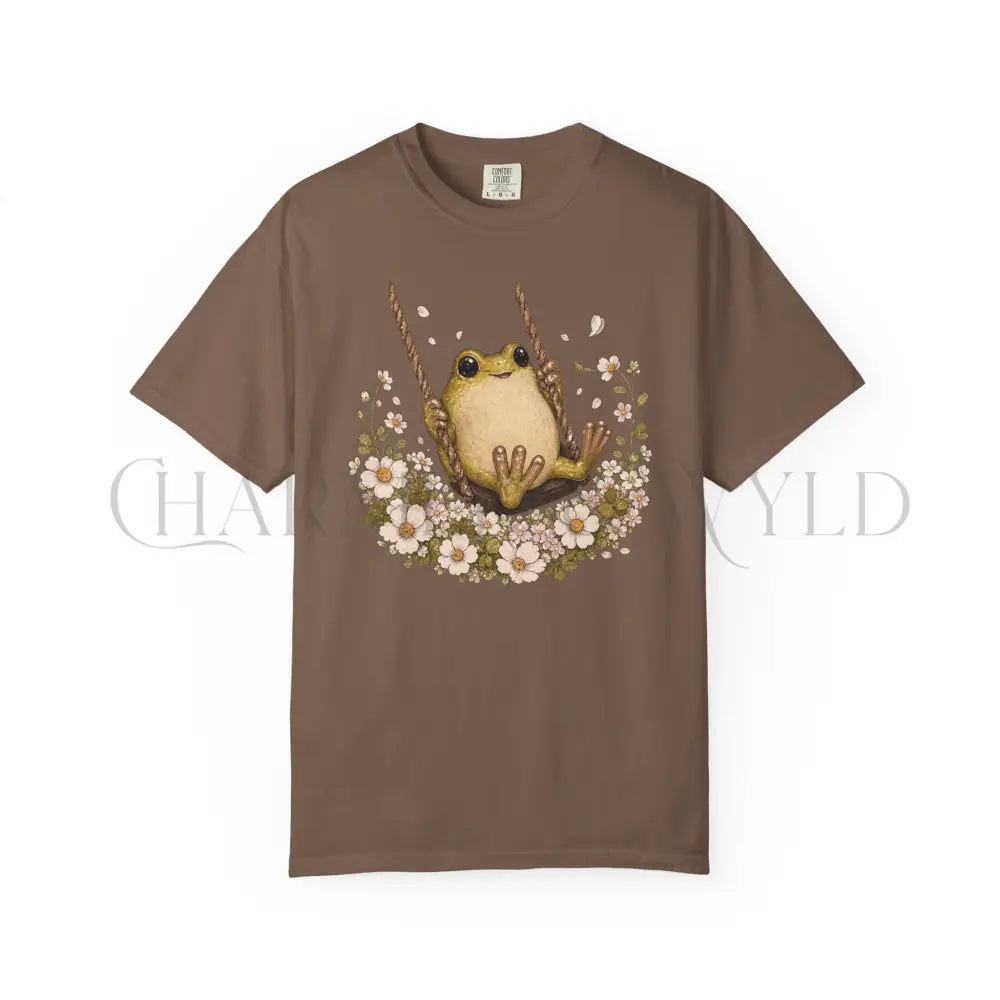 Frog Swing Graphic T-Shirt - T-Shirt
