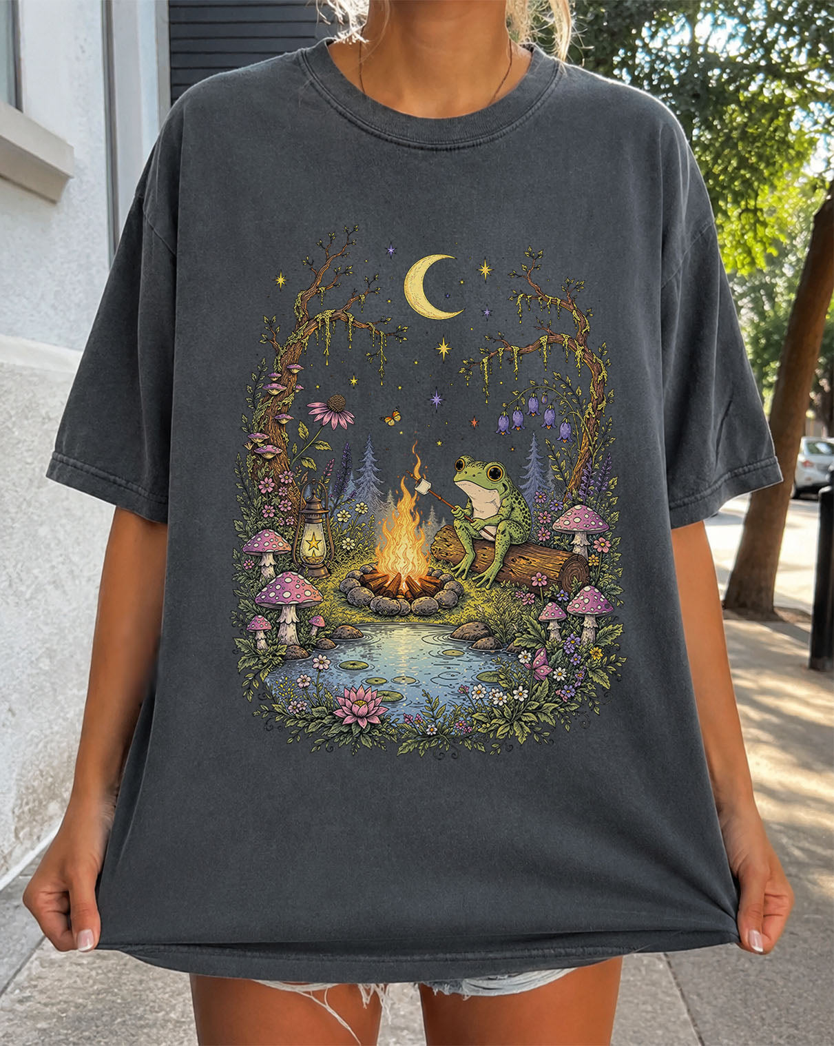 Frog by the Campfire T-Shirt