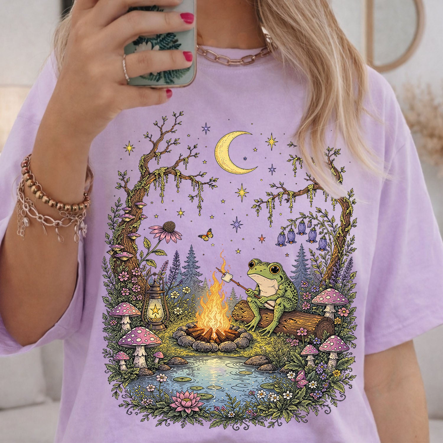 Frog by the Campfire T-Shirt