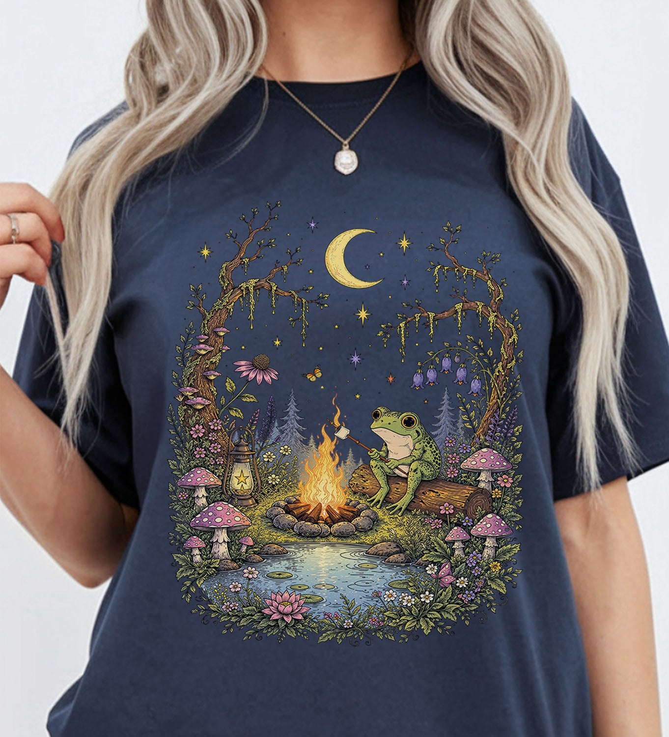 Frog by the Campfire T-Shirt