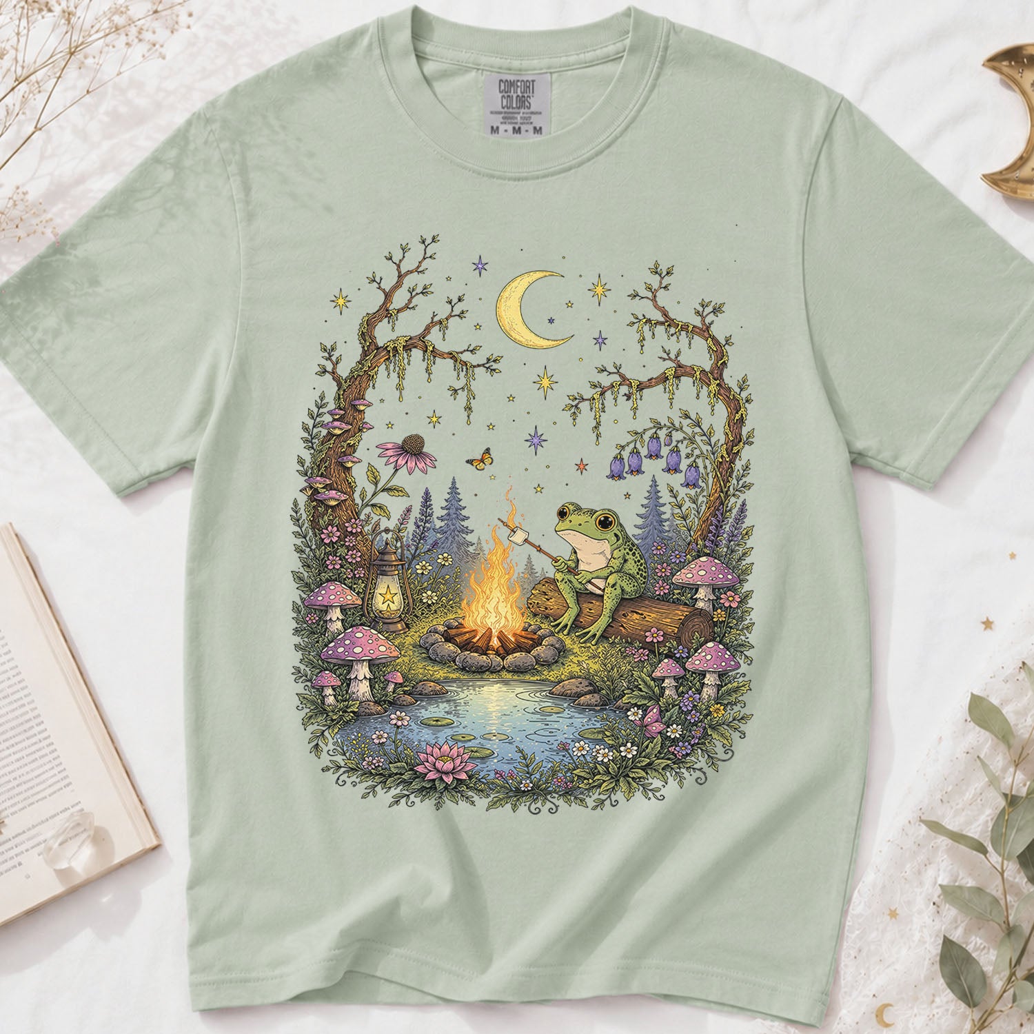 Frog by the Campfire T-Shirt