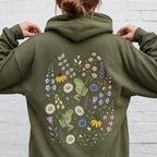 Garden Tree Frogs Hooded Sweatshirt